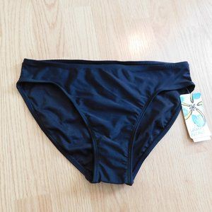 Women's Black Size 14 Swim Bottoms New